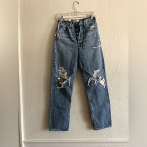 NWT AGOLDE 90'S MID RISE LOOSE FIT JEANS
